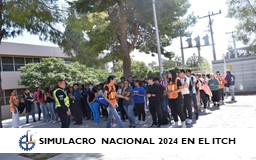 EL ITCH SE SUMÓ AL SIMULACRO NACIONAL DE PROTECCIÓN CIVIL 2024