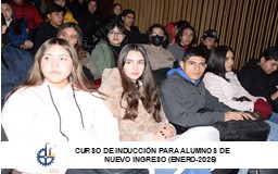 CURSO DE INDUCCIÓN 2025 PARA ALUMNOS DE PRIMER SEMESTRE DEL ITCH