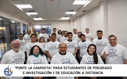 EVENTO “PONTE LA CAMISETA” PARA ESTUDIANTES DE POSGRADO Y DEL ÁREA DE EDUCACIÓN A DISTANCIA.