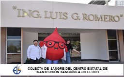 COLECTA DE SANGRE DEL CENTRO ESTATAL DE TRANSFUSIÓN SANGUÍNEA