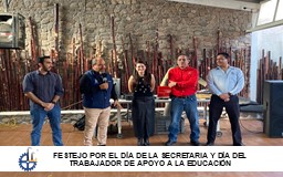 FESTEJO POR EL DÍA DE LA SECRETARIA Y DÍA DEL TRABAJADOR DE APOYO A LA EDUCACIÓN
