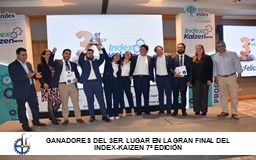 3ER. LUGAR EN LA GRAN FINAL DEL INDEX KAIZEN 7ª EDICIÓN