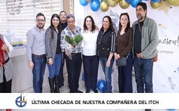 ÚLTIMA CHECADA DE NUESTRA COMPAÑERA DEL ITCH