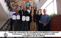 Firma de Convenio de Colaboración entre el CONALEP Chihuahua y el ITCH fortalece la vinculación académica en el estado