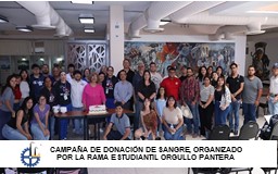 CAMPAÑA DE DONACIÓN DE SANGRE “CUENTA CONMIGO”