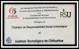 DISTINTIVO DE RESPONSABILIDAD SOCIAL UNIVERSITARIA PARA EL ITCH
